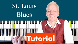 St. Louis Blues piano tutorial, easy