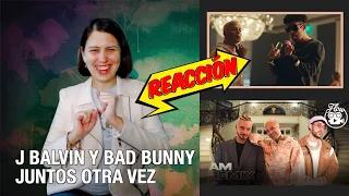 REACCIÓN a Nio Garcia, J Balvin & Bad Bunny - AM Remix