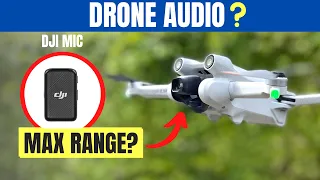 I put a mic on my drone - #DJI #djimic #djimini3pro #drone