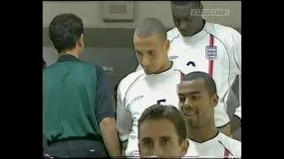 England V Albania (5th September 2001)