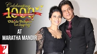 Celebrating 1000 Weeks of DDLJ at Maratha Mandir | Shah Rukh Khan | Kajol