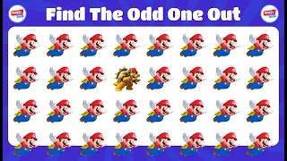 Emoji Puzzle Paradise #19 | Super Mario Edition 🍄 | Find the Odd One Out with Us!