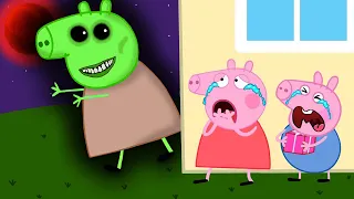 Zombie Apocalypse, Scary Mummy Pig Visit Peppa House 🧟‍♀️ | Peppa Pig Funny Animation