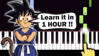 Mi Corazon Encantado - Dragon Ball GT - EASY Piano tutorial