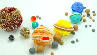 DIY How to make Solar System Planets & its Moons How many Moons in Universe