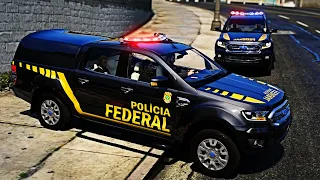 POLÍCIA FEDERAL : OPERAÇÃO DA PF PRENDE CHEFÃO DO CRIME | GTA 5 POLICIAL (OLD BOB)