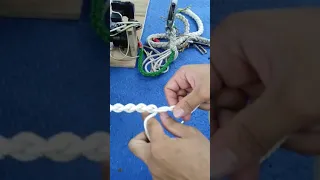 Four strand ropes splice