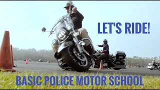 A Look into The Basic Police Motorcycle Operator School (80 hour course).