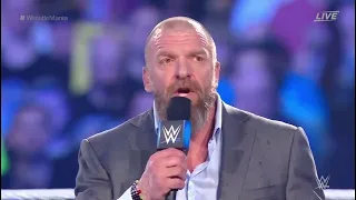 Triple H Kicks off Wrestlemania 38 | Wrestlemania day 2 | Surprise entrance