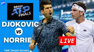 Djokovic vs Norrie - ATP Tennis Finals 2021 | | LIVE Tennis Play-by-Play Stream