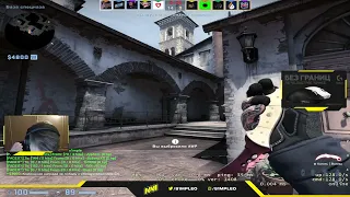 CS:GO - bubzkji when s1mple is watching DONT PEAK! Life rule!