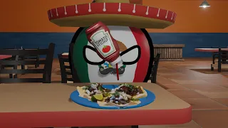 DO NOT PUT KETCHUP ON TACOS!!! (3D Countryballs)