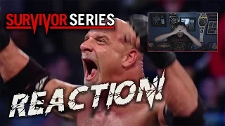 Goldberg vs Brock Lesnar - Survivor Series 2016 | Reaction/Commentary