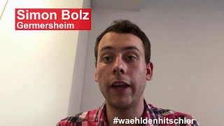 Simon Bolz, Germersheim #waehldenhitschler