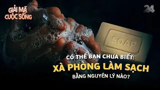 Có thể bạn chưa biết: Xà phòng làm sạch vết bẩn và diệt vi khuẩn như thế nào? | VTV24