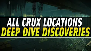 ALL 7 HIDDEN CRUX LOCATIONS! NEW Deep Dive HIDDEN Challenge - 'WORDS AND ACTION' TRIUMPH [Destiny 2]