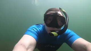 Diving for lost treasure on Sasamat lake!