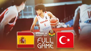 SEMI-FINALS: Spain v Turkey | Full Basketball Game | FIBA U19 Basketball World Cup 2023