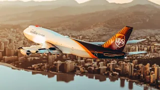 BEAUTIFUL Approach Into NEW Honolulu Scenery 4K | Salty Simulations Mod, FTSim+ Sounds | MSFS