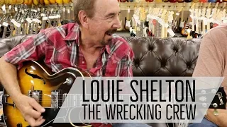 Wrecking Crew Guitarist Louie Shelton playing a 1988 Gibson ES-175D at Norman's Rare Guitars