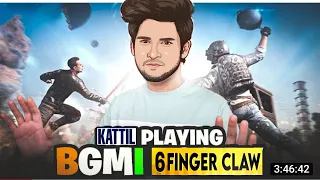 NO FACECAME || ONLY HANDCAM || BEST-6 FINGER CLAW || KATTIL SRK LIVE| #HINDILIVESTREAMBGMI #PUBGLIVE