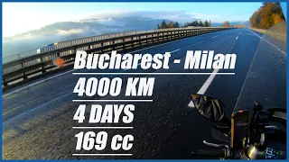 Bucharest to Milan - 4000km on a 169CC Sym Symphony ST