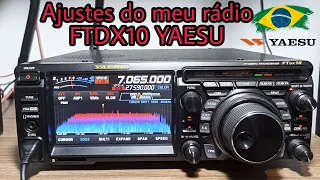 #yaesu #ftdx10 Ajustes do meu FTDX10 YAESU