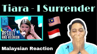 TIARA - I SURRENDER - RESULT & REUNION - Indonesian Idol 2020 | Malaysian Reaction  🇲🇾