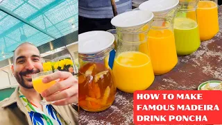 How To Make Famous Madeira Island Drink Poncha - Santo da Serra Farmers Market