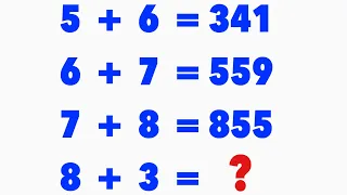 8 + 3 = ❓| Math Puzzle 47 | How to solve math puzzle | Math Puzzle Problem