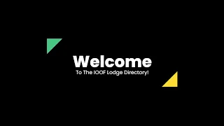 IOOF Lodge Directory Welcome