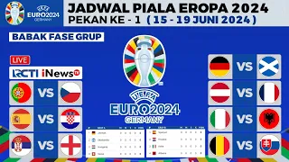 Jadwal Piala Eropa 2024 Pekan 1 - Jerman vs Skotlandia , Spanyol vs Kroasia - Live Rcti