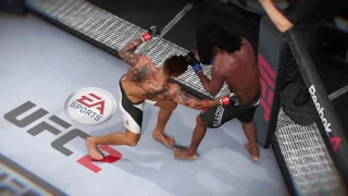 EA SPORTS UFC 2 Vicious 4 Punch Body Combo KO