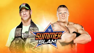 John Cena VS Brock Lesnar WWE Championship Extreme Rules Match