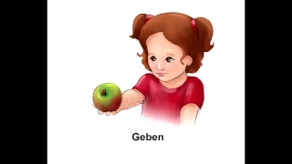Visual cards to learn German words