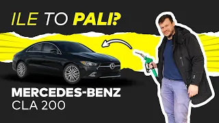 Ile pali Mercedes CLA200 z pakietem AMG? TEST SPALANIA CARSMILE