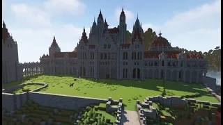 Aude Builds In Minecraft: Gothic Castle Part 1