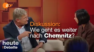 Meuthen und Göring-Eckardt über Chemnitz - dunja hayali