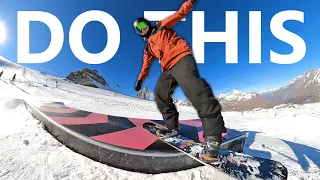 Do This To Get Better at Snowboard Tricks