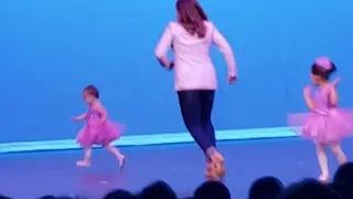 2-Year-Old Puts On A Show At Dance Recital!