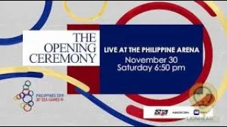 2019 Sea Games Opening Ceremony Full Performance/Video ABS-CBN Live Stream "We Win As One"