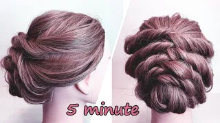 ❤️Beautiful braided hairstyle for medium hair красивая плетеная прическа на средние волосы