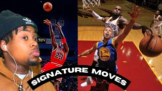 NBA Signature Moves ... But They Get More Iconic | Reaction