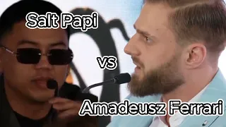 Amadeusz Ferrari vs Salt Papi na konferencji przed gala Misfits Boxing (POLSKIE NAPISY)