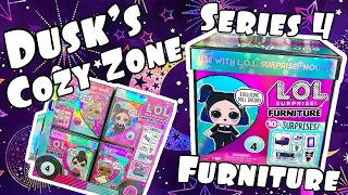 LOL Surprise Furniture Series 4 Unboxing Dusk’s Cozy Zone