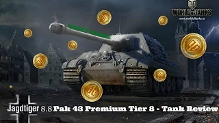 World of Tanks: Jagdtiger 8.8 Pak 43 Premium Tier VIII - Tank Review