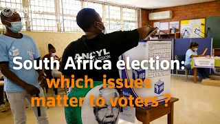 South Africa election: which issues matter most to voters? | REUTERS