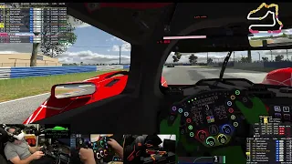 VR iRacing IMSA Series Sebring, first time with Acura GTP.