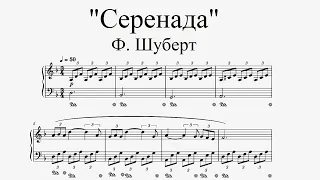 "Серенада" - Ф. Шуберт (ноты для начинающих)