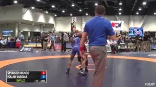 59 Round of 16 - Spenser Mango, Army WCAP vs Isaiah Varona, NYAC/NMU